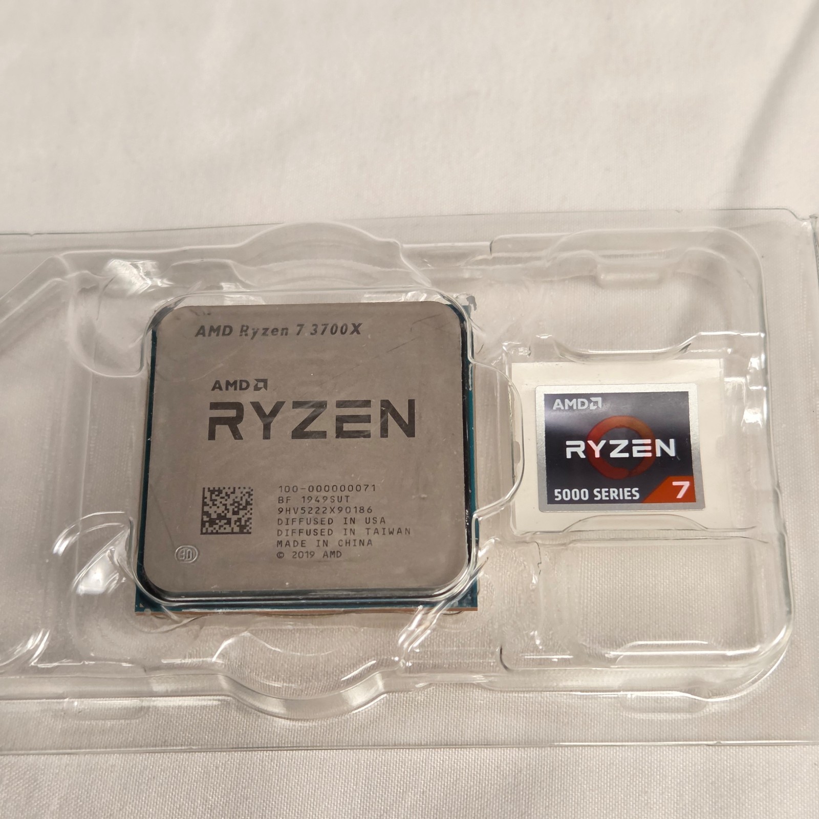 AMD Ryzen 7 3700X 8-Core / 16-Thread AM4 Processor - Excellent Condition