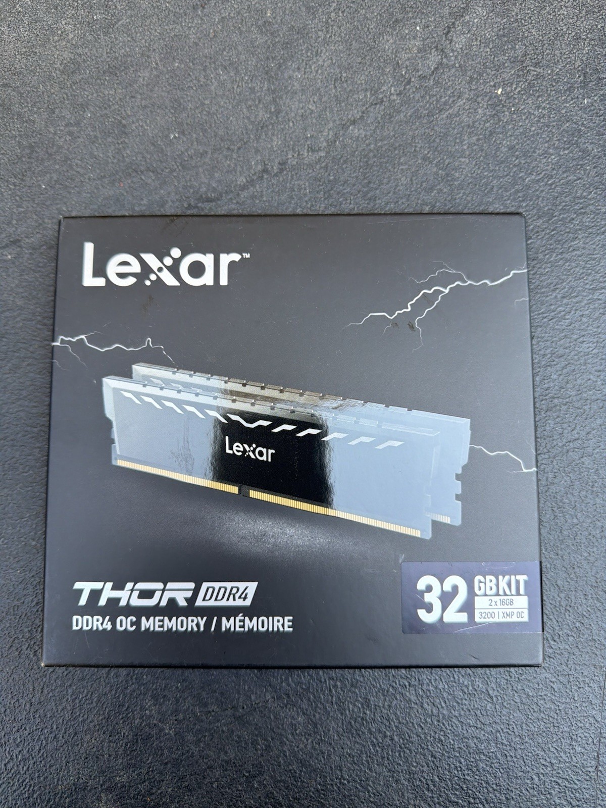 Lexar THOR 32GB Kit (2x16GB) DDR4 3200MHz CL16 Desktop RAM Memory XMP 2.0 Gaming
