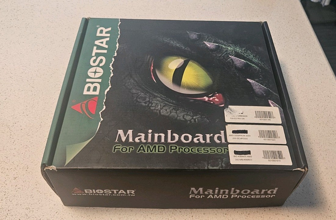 BioStar Main Board AMD Processor K8M800-M7A