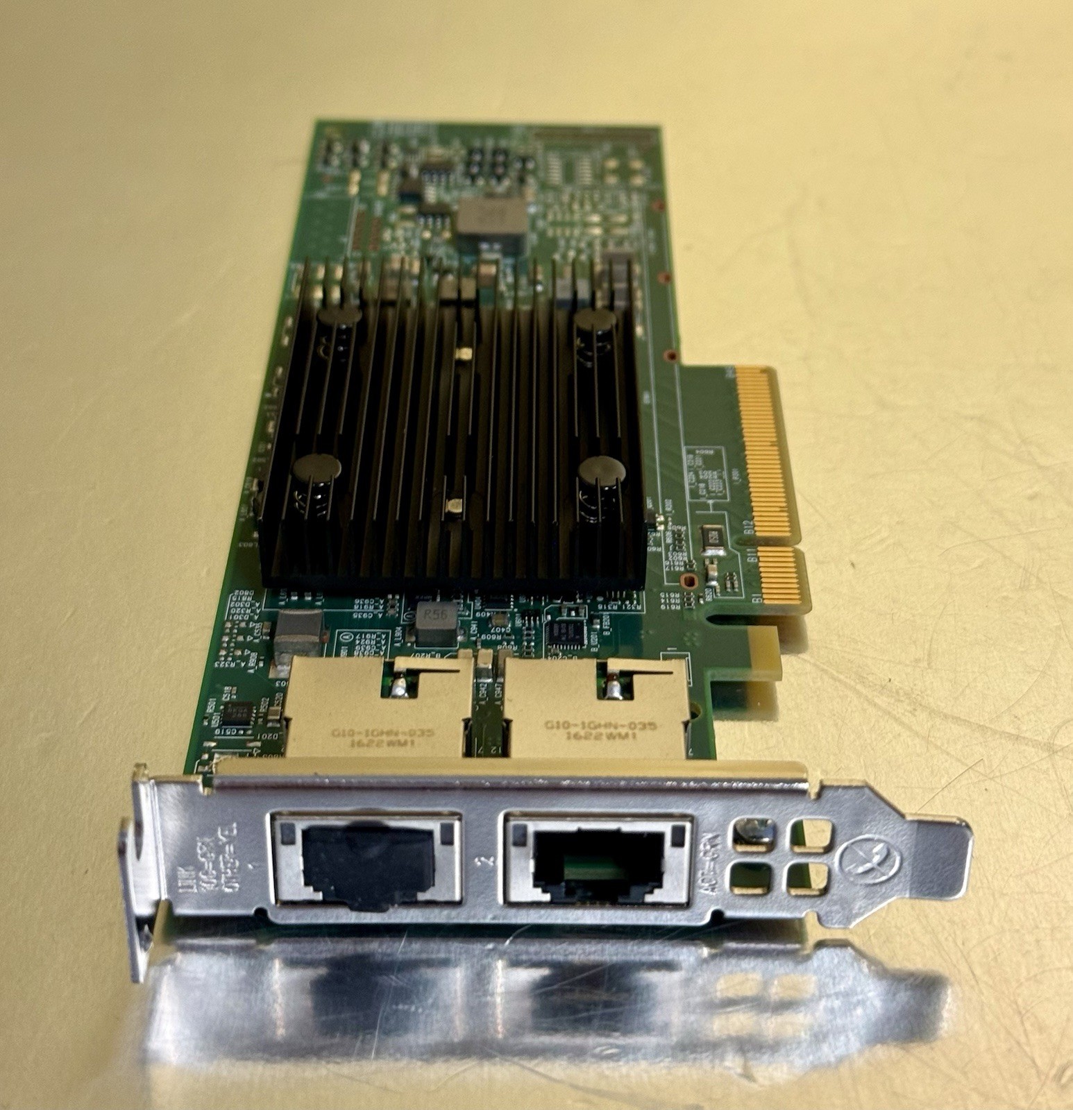 Dell Broadcom 57406 Dual Port 10GbE RJ45 PCIe Adapter 09P1N8 9P1N8 Low Profile
