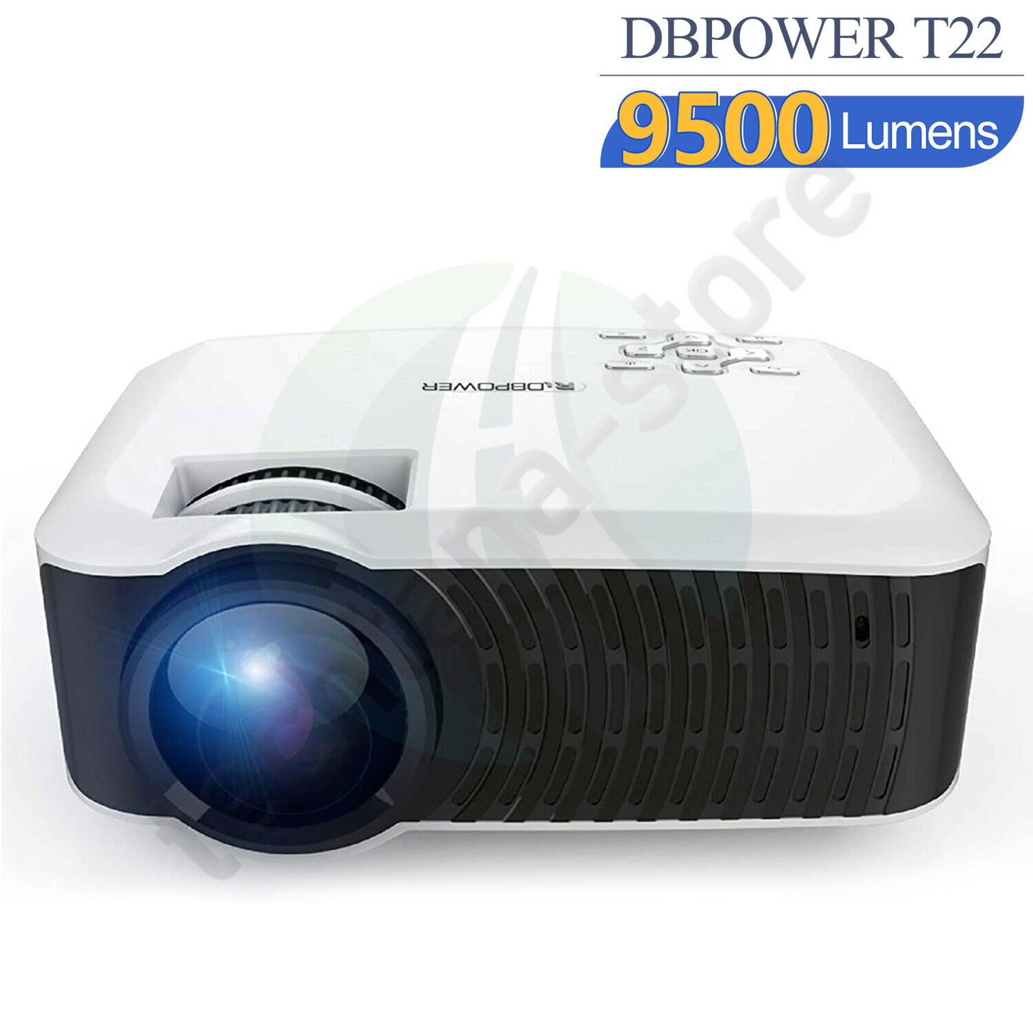 DBPOWER LED Mini Movie Projector Support 1080P Video Home Theater Cinema HDMI