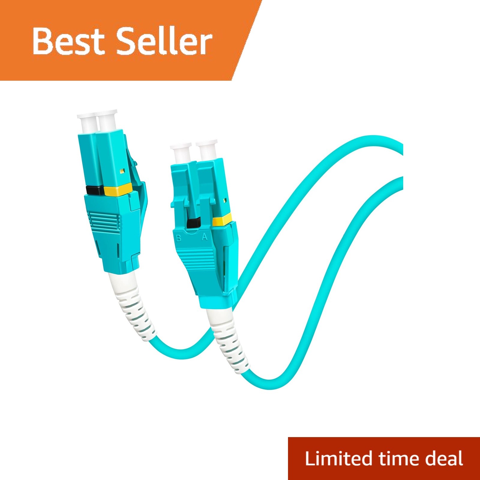 Bangun Uniboot LC to LC Fiber Patch Cable, Size 0.5m (1.5ft), Style 1 Pack