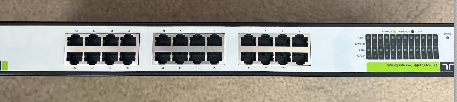 Luxul XGS-1024 24-port Gigabit Flex Mount Network Switch