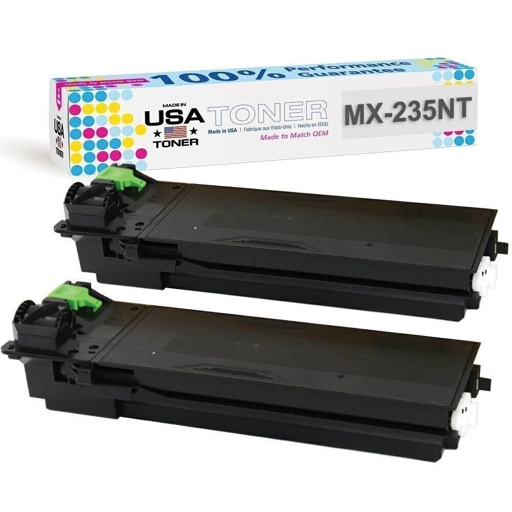 Toner for Sharp MX-M182, MX-M202D, MX-235NT, Black, (2 cartridges)