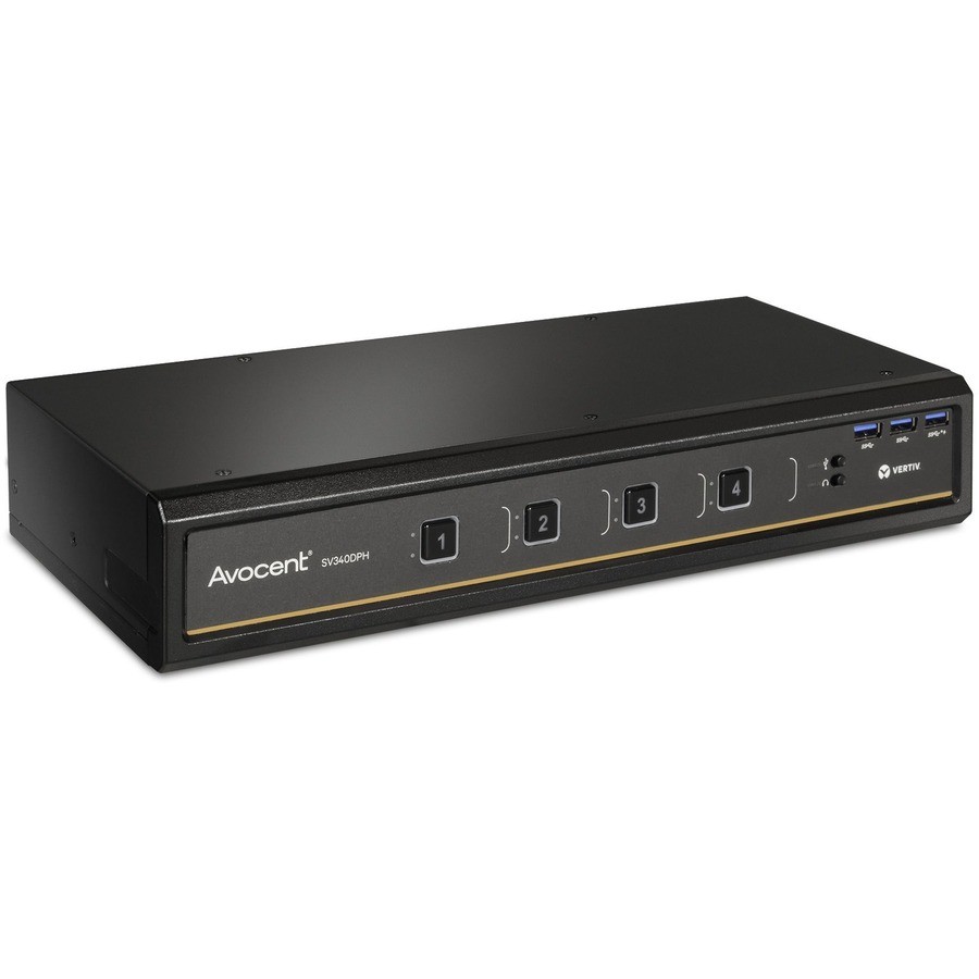 Vertiv Avocent SwitchView Desktop KVM | 4 Port | Dual Head | Universal Connector