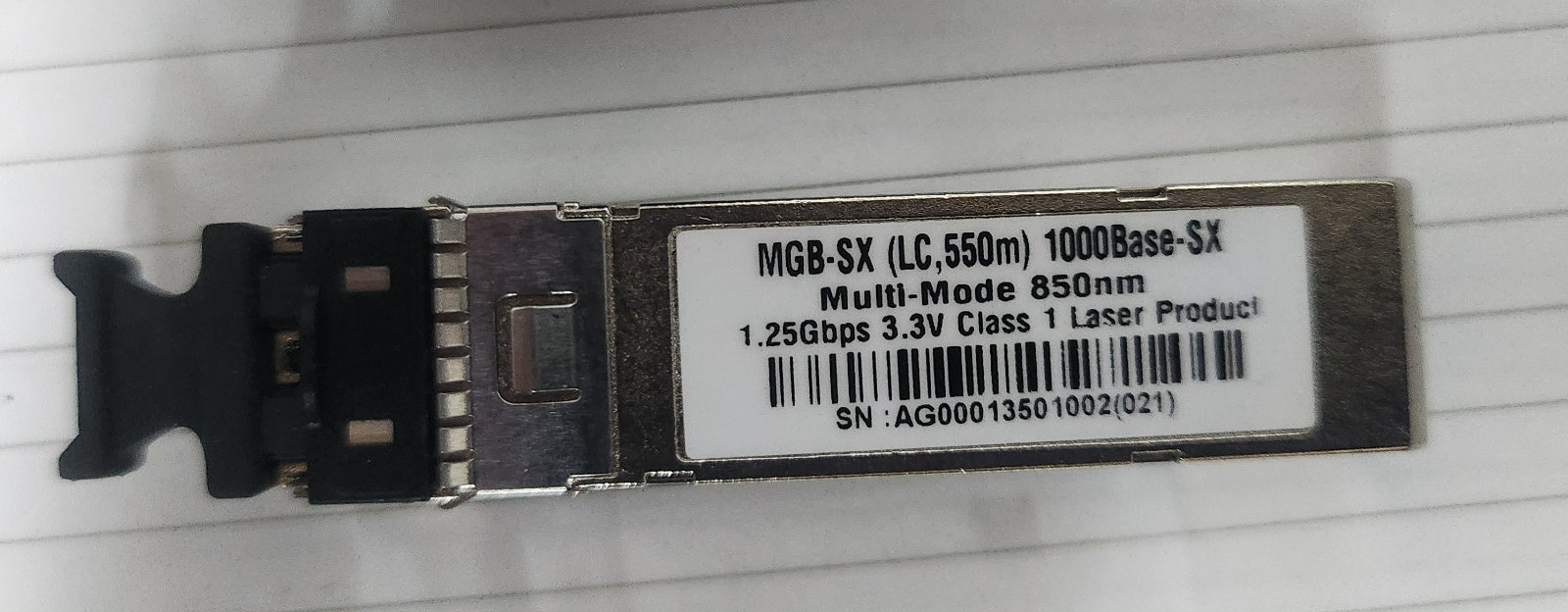 Planet MGB-SX 1000Base-SX LC-550m Multi-Mode 850nm 1.25Gbps SFP Transceiver