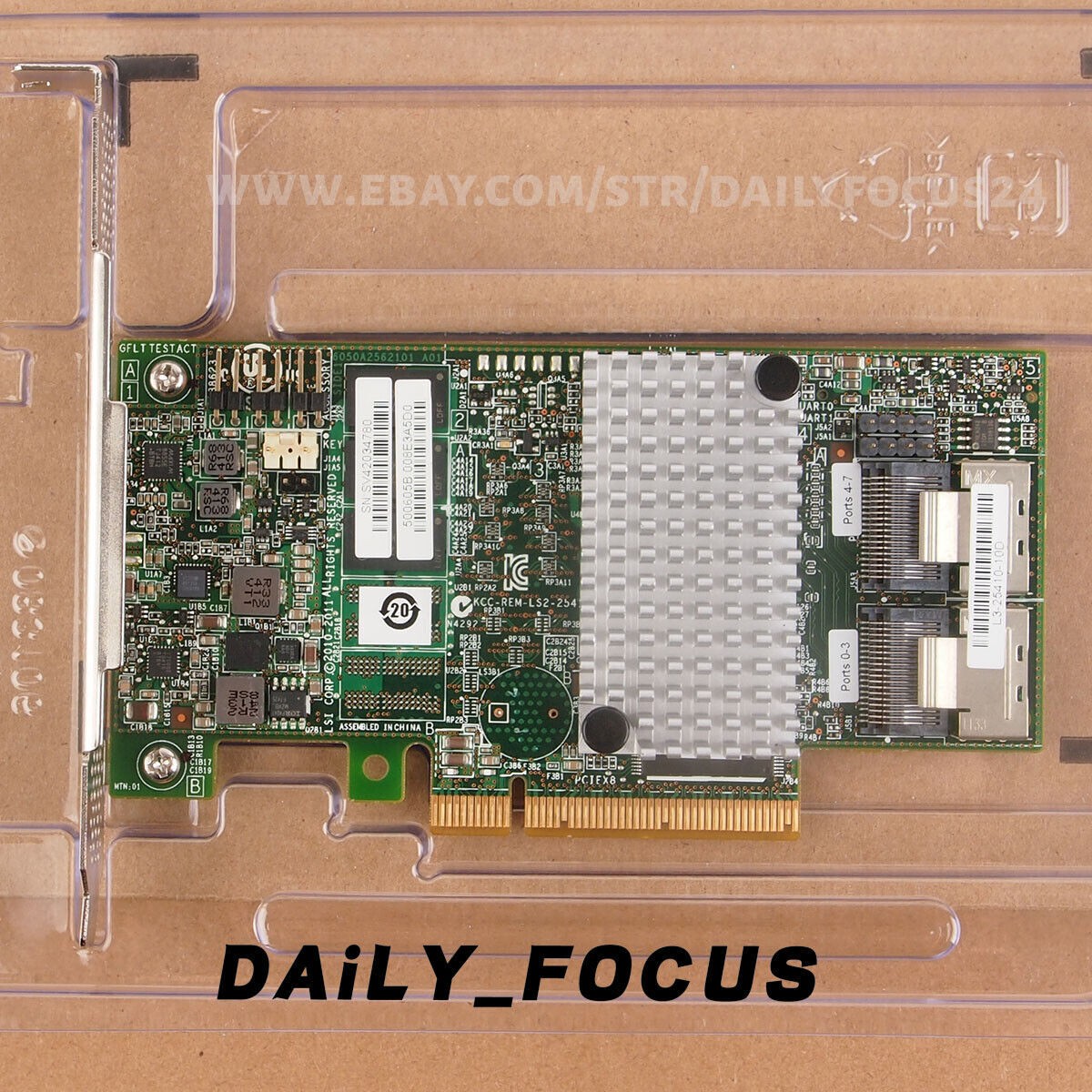 9272-8I 6Gbs PCI-E HBA FW: P20( LSI 9207-8i IT) Mode For LSI ZFS FreeNAS unRAID