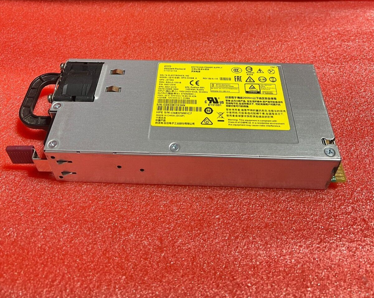 HP  J9738A   Aruba X332  Switch 575W AC Power Supply PSU 100V-240V