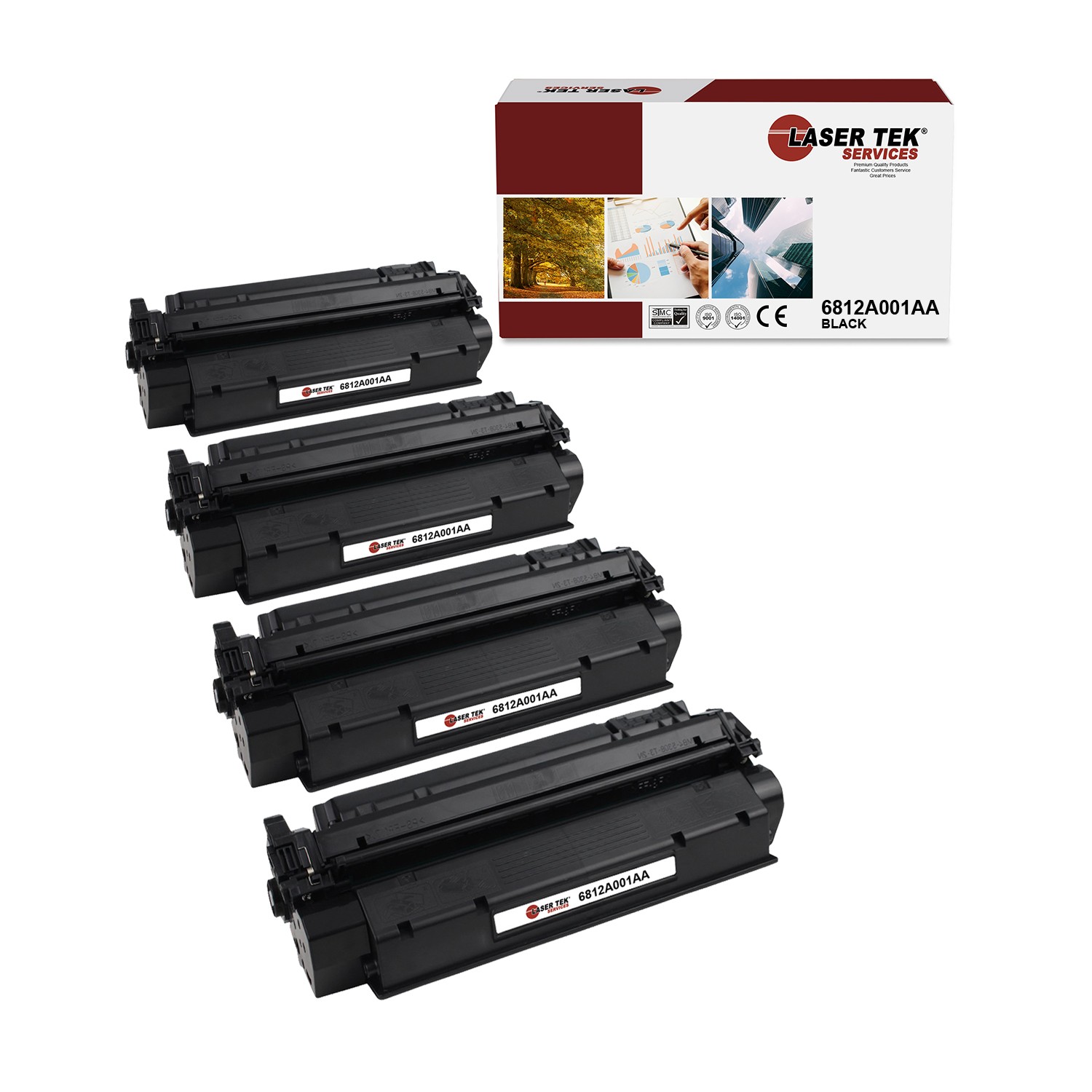4Pk LTS L50 6812A001AA Black Compatible for Canon ImageClass D660 D680 Toner
