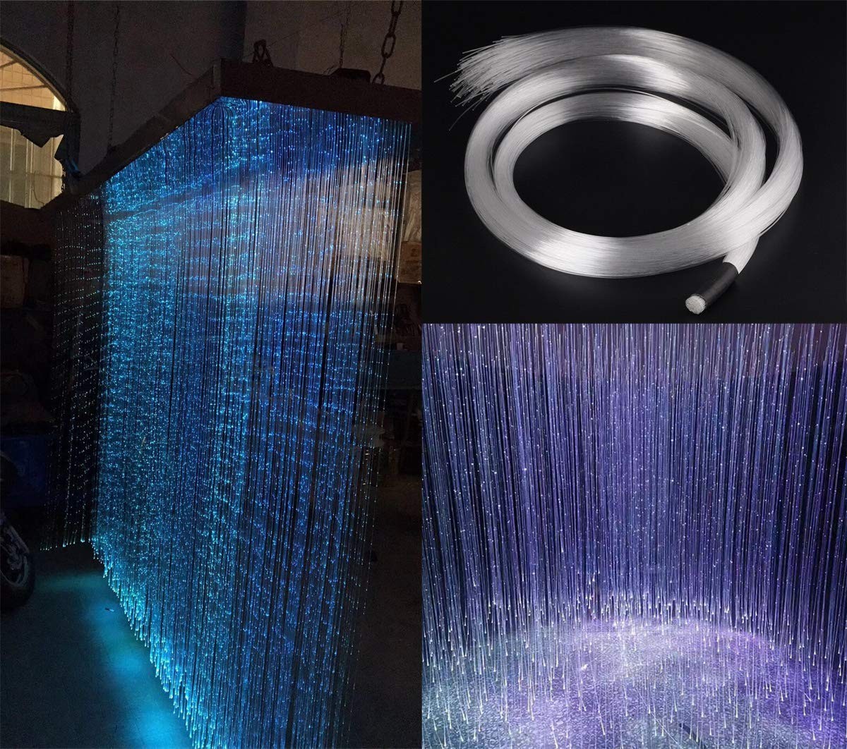 Side Glow Curtain Fiber Optic Strands 200pcs