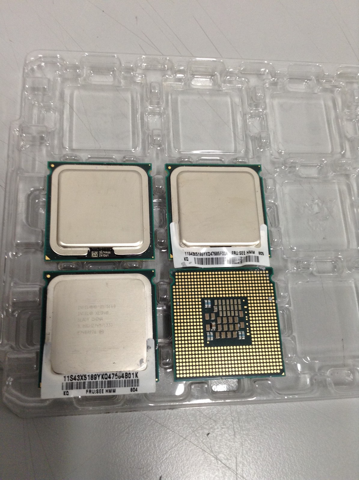 4x Intel 5160 SLAG9 3.00GHz CPU Processor