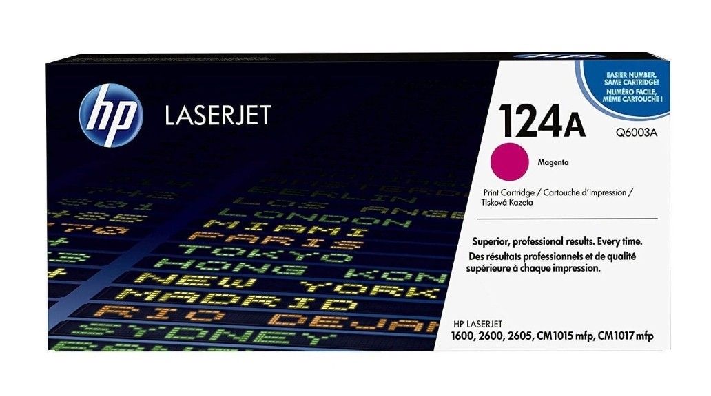 Genuine HP 124A Magenta Color LaserJet Q6003A Toner Cartridge - NEW 03/08/2010