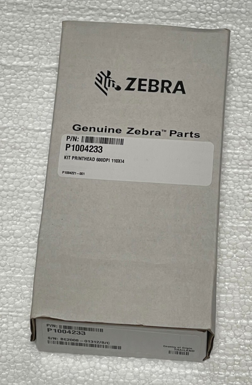 NEW Genuine ZEBRA Printhead 110Xi4 Thermal Printer 600dpi OEM Sealed - P1004233