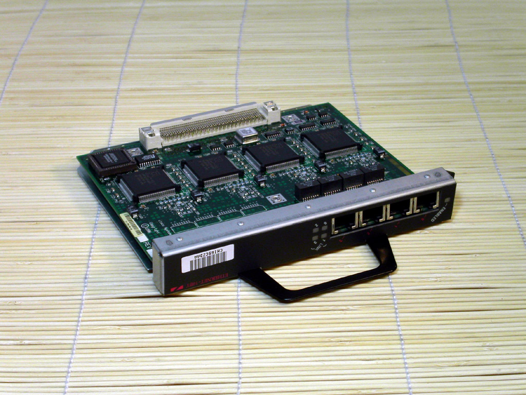 Cisco PA-4E 4x Ethernet for 7200 7204 7206 VXR Router