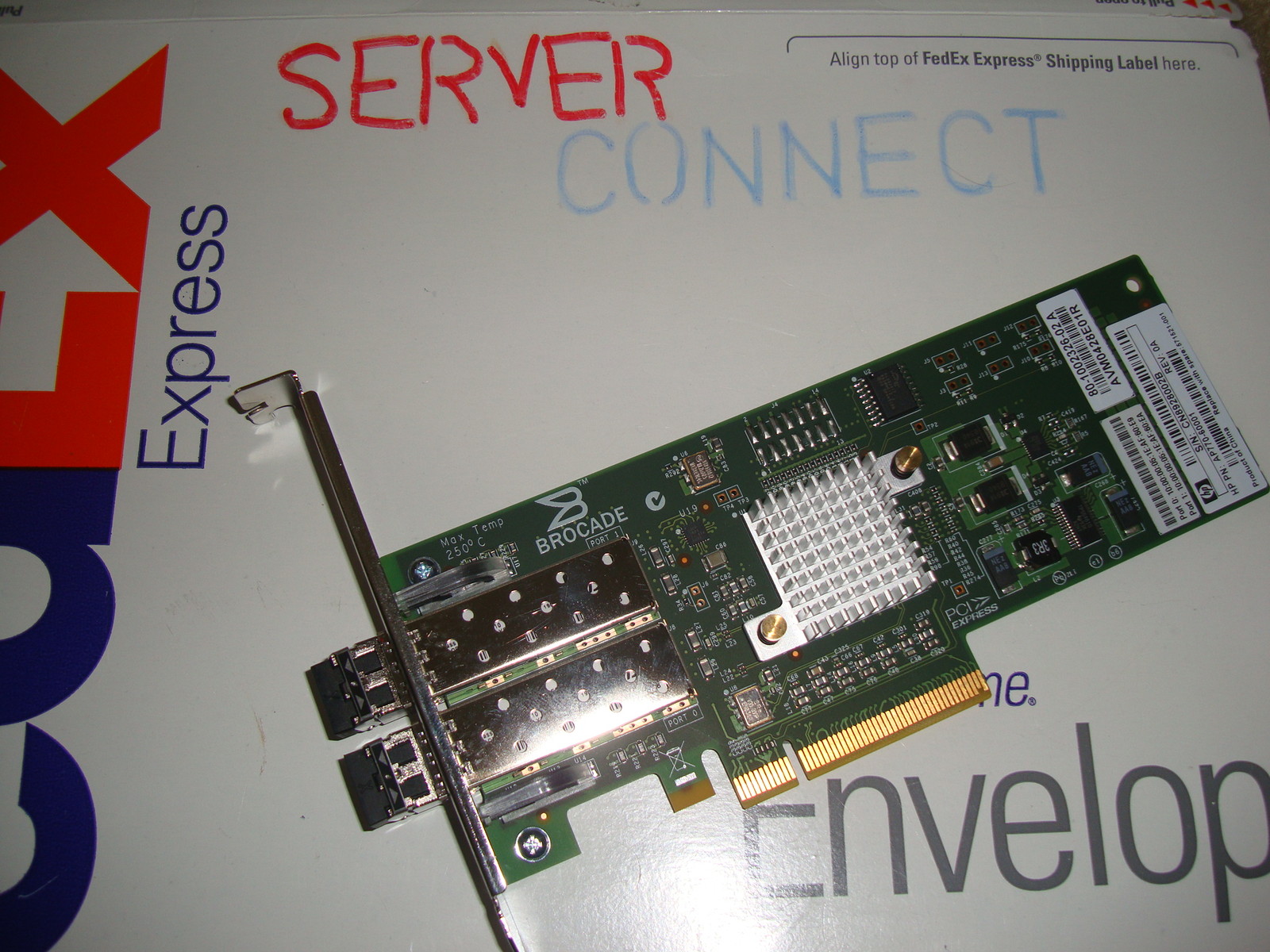-- New pulls -- HP AP770A 571521-001 82B 8GB PCIe Fibre Channel Dual Port HBA