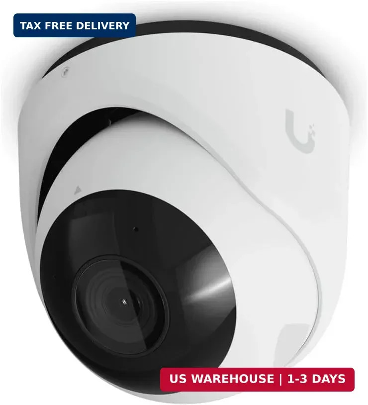 UniFi G6 8 Megapixel 4K Network Camera - Color - Turret - White