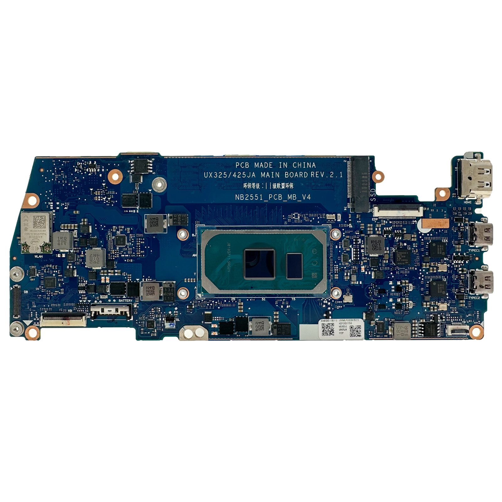 For Asus UX425JA UX325JA UX425 UX325 Scheda Madre i3 i5 i7 8G 16G Motherboard