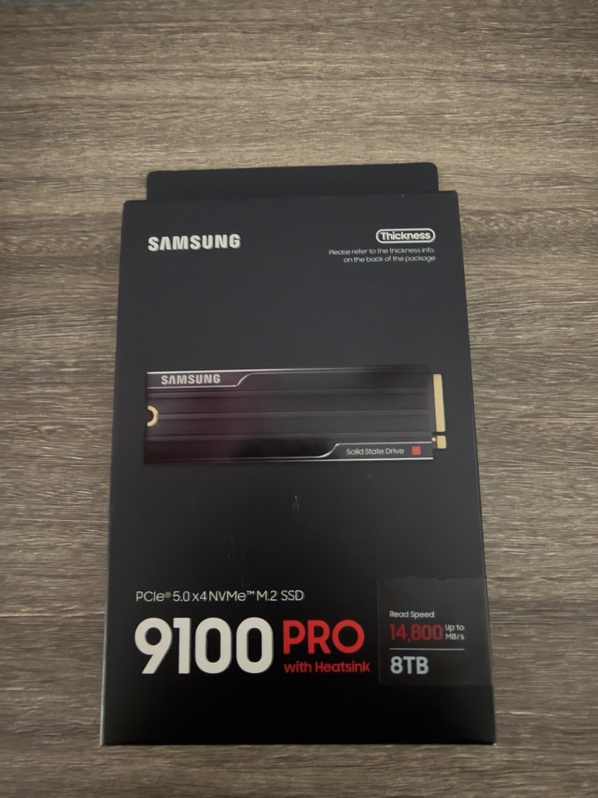 Samsung 9100 PRO 8TB NVMe SSD PCIe 5.0 M.2 w/ Heatsink NEW SEALED MZ-VAP8T0CW