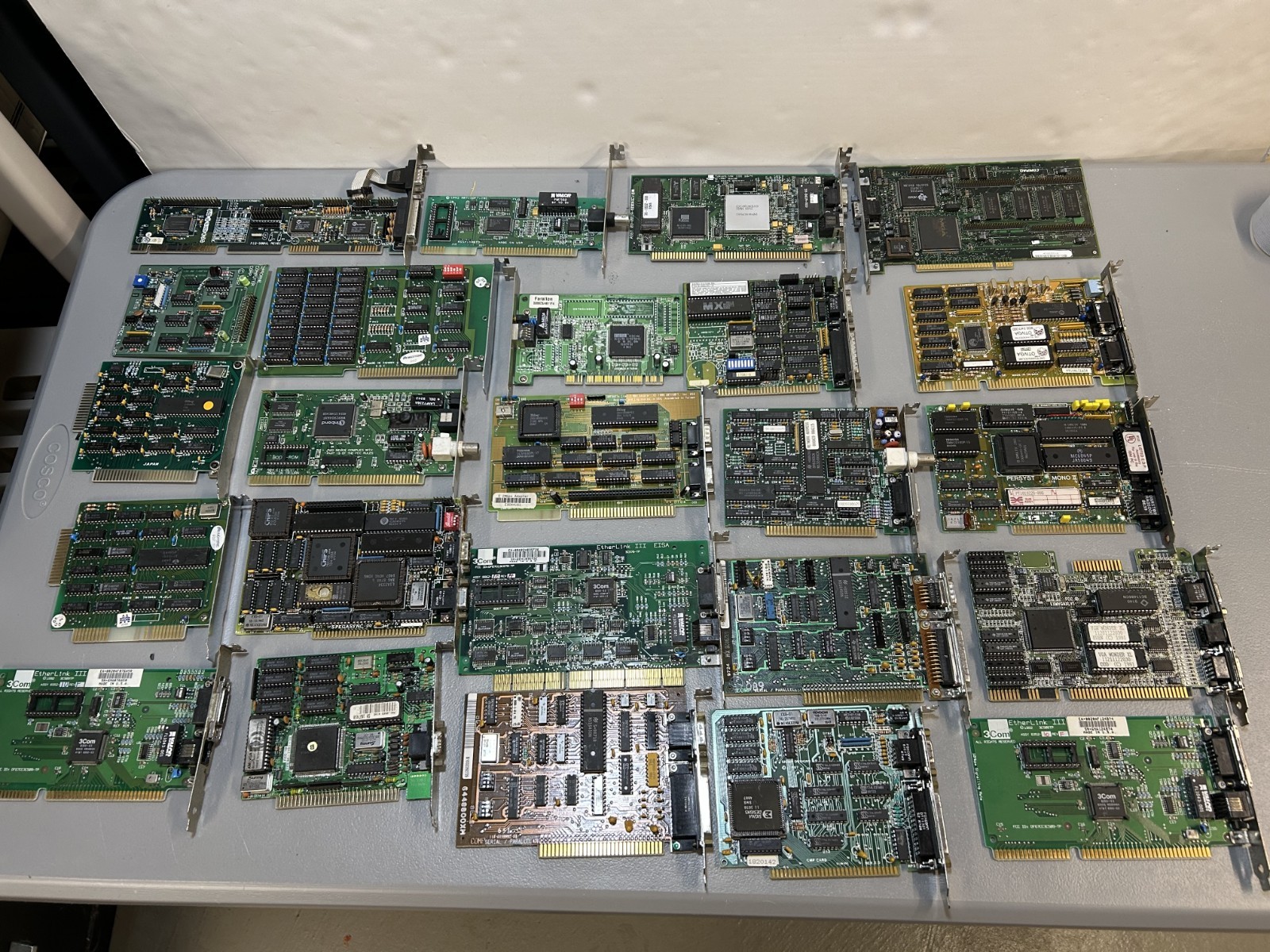 Lot of 24 Vintage Computer Boards (see pics)