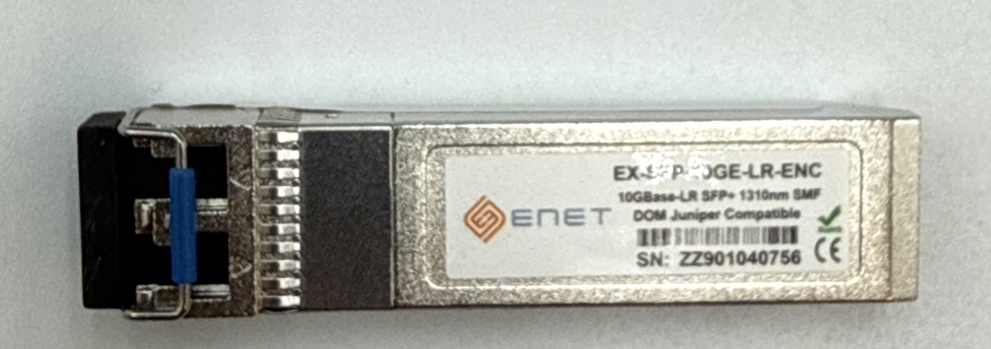 ENET EX-SFP-10GE-LR 10GBase-LR SFP+ 1310nm SMF SFP Transceiver for Juniper