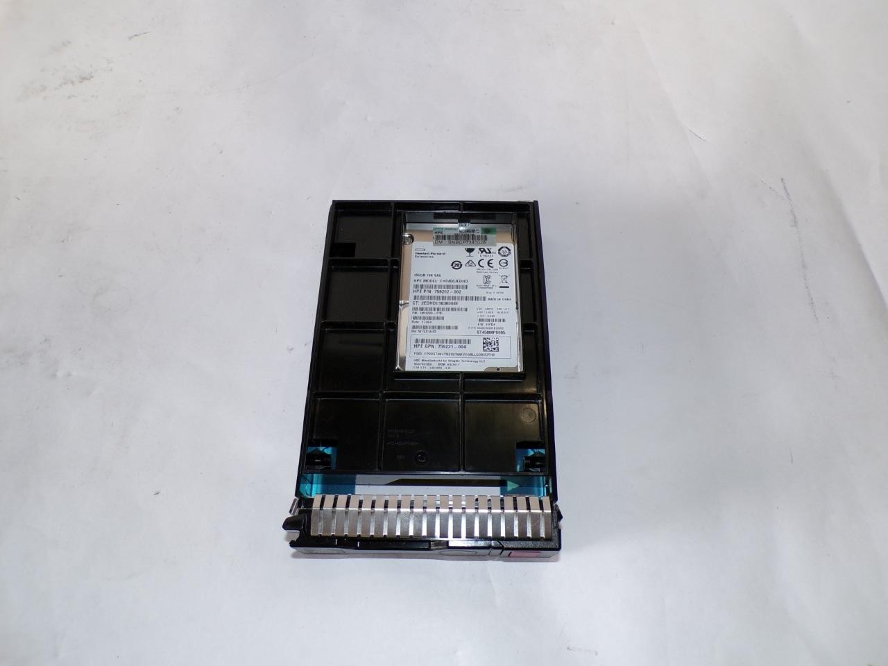 HPE 450GB 15K SAS 12G 3.5" LFF HDD EH0450JEDHD ST450MP0005 w/ 737573-001 Tray
