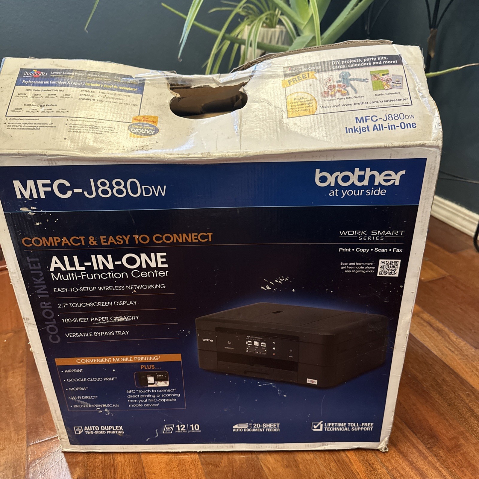 Brother MFC-J880DW All In One Inkjet Printer Copy Scan Fax Touch Screen