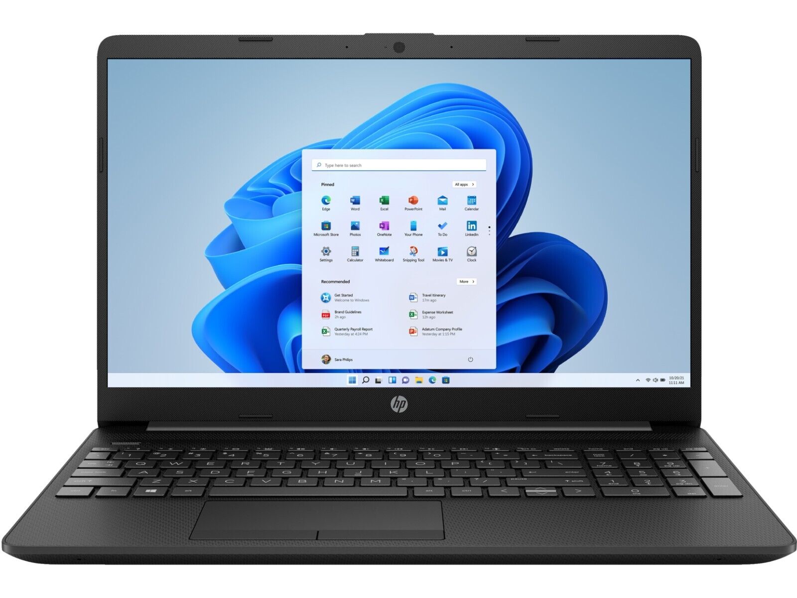 HP 15t-dw300 15 Black Laptop PC 15.6
