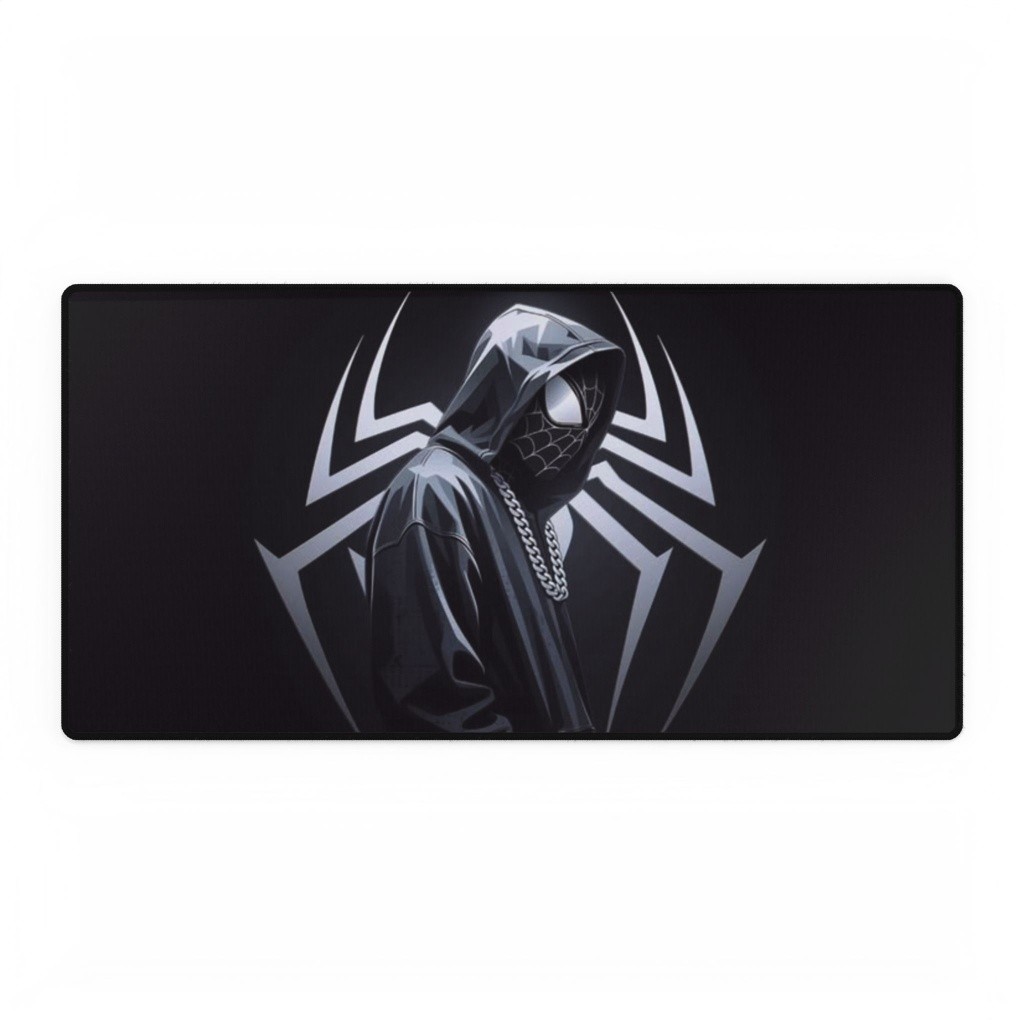 Marvel Comics Spider-Man Black Hooded With Chain Movie Logo Mouse Pad Desk Mats