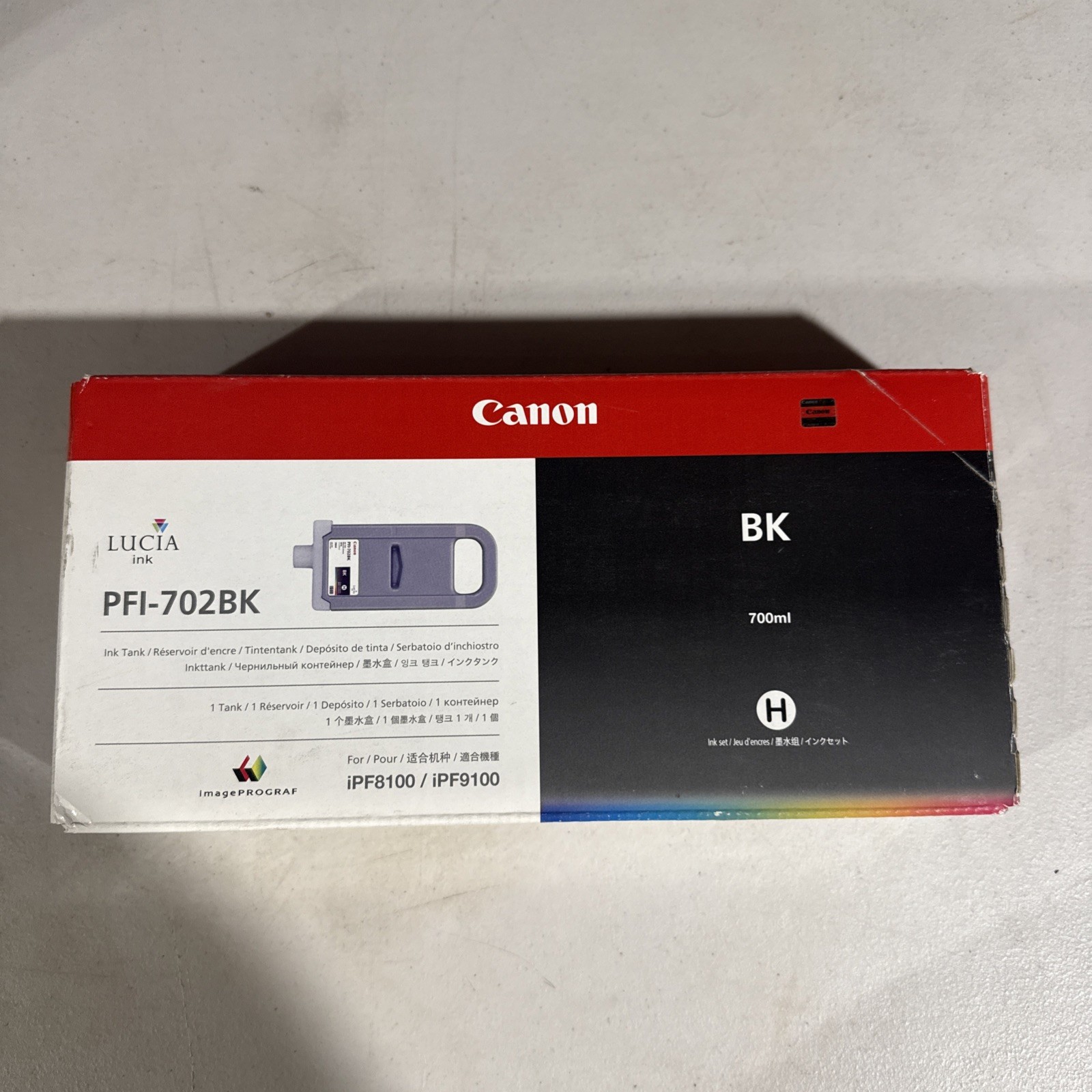 Canon PFI-702 BK Black Ink Tank