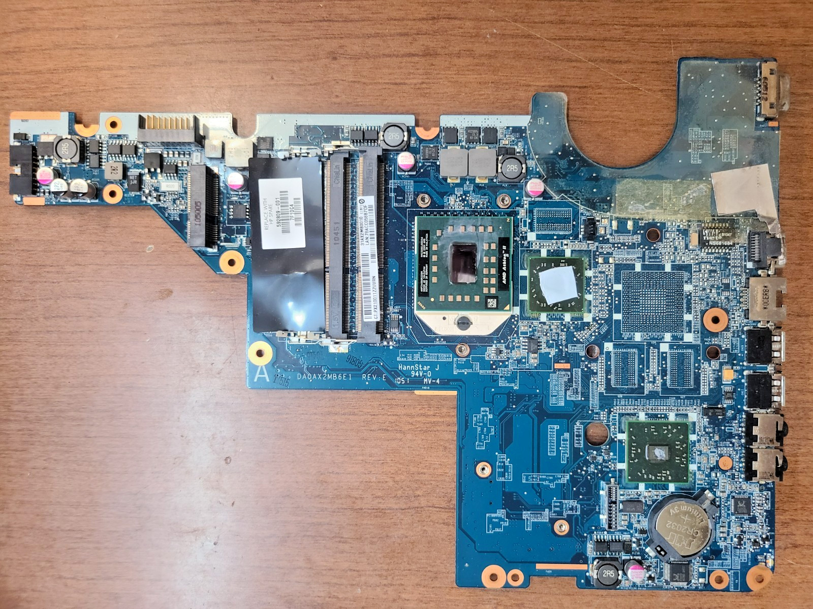 HP G42-415DX G42 MOTHERBOARD Athlon II P340 616343-001 AMP340SGR22GM 592809-001