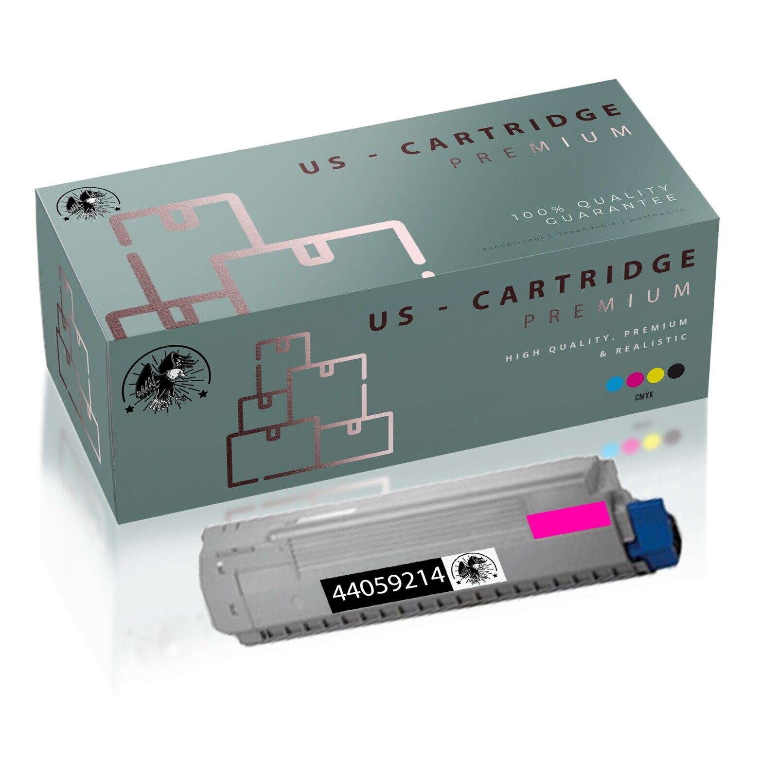1PK 44059214 Magenta Toner Cartridge Compatible Okidata MC860