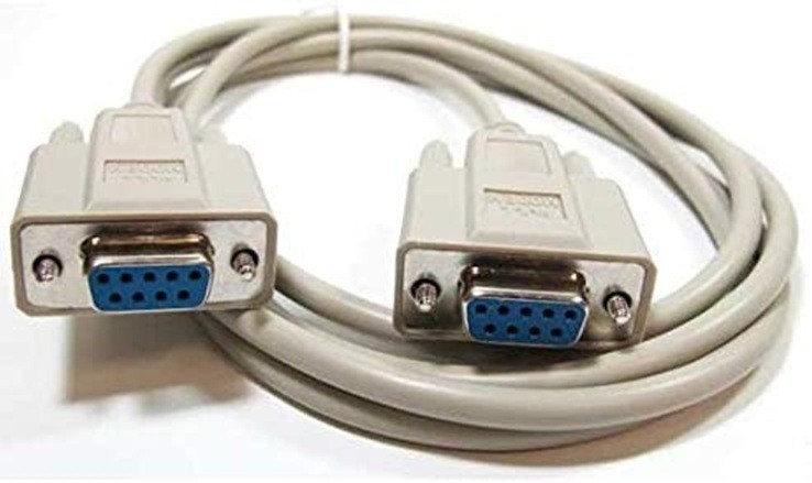6 ft DB9 F/F Null Modem Cable RS232