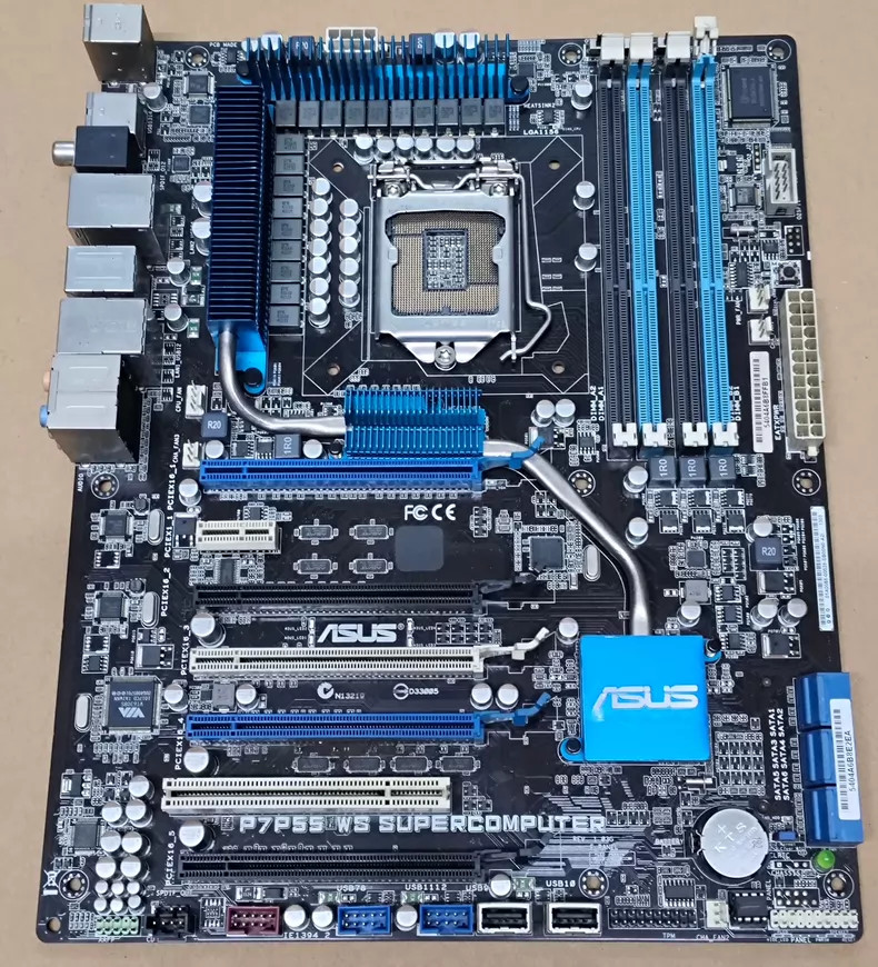 P7P55 WS SUPERCOMPUTER for ASUS Motherboard skt 1156 DDR3 Intel P55 TEST OK