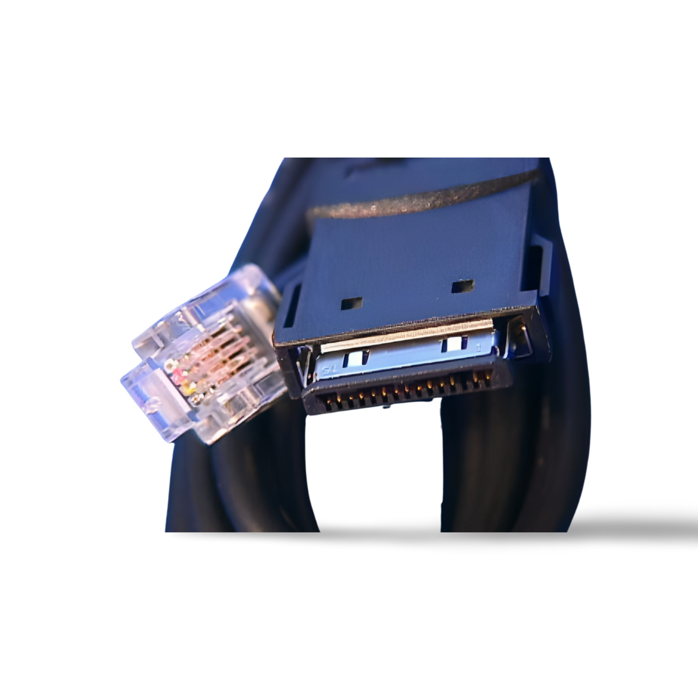 6ft Motorola Modem Cable M-15-2 15 Pin PCMCIA - Black