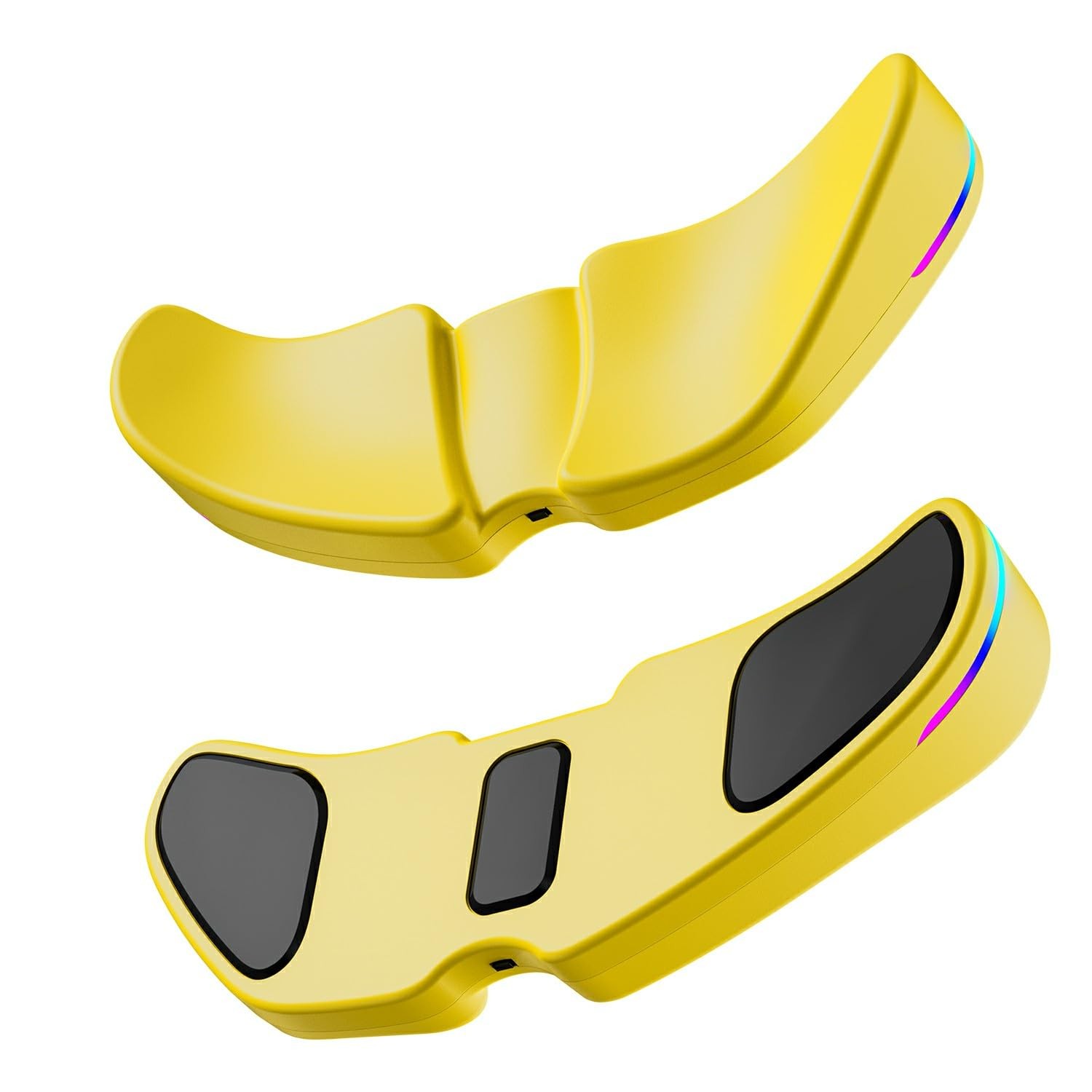 IFYOO HornsX1 Right-Handed RGB Ergonomic Gliding Palm Large, Yellow, 1 Pcs