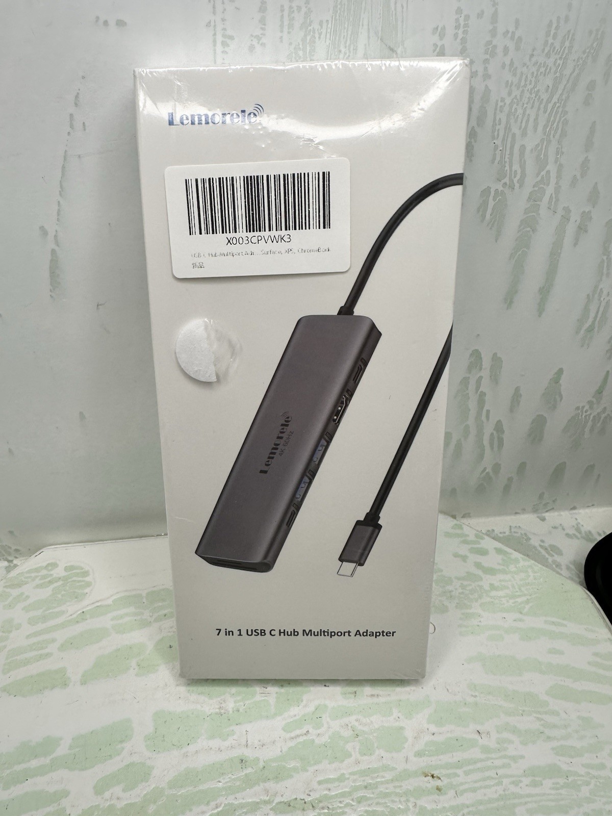 Lemorele 7 in 1 USB C HUB 4K HDMI Type C USB Adapter Port New