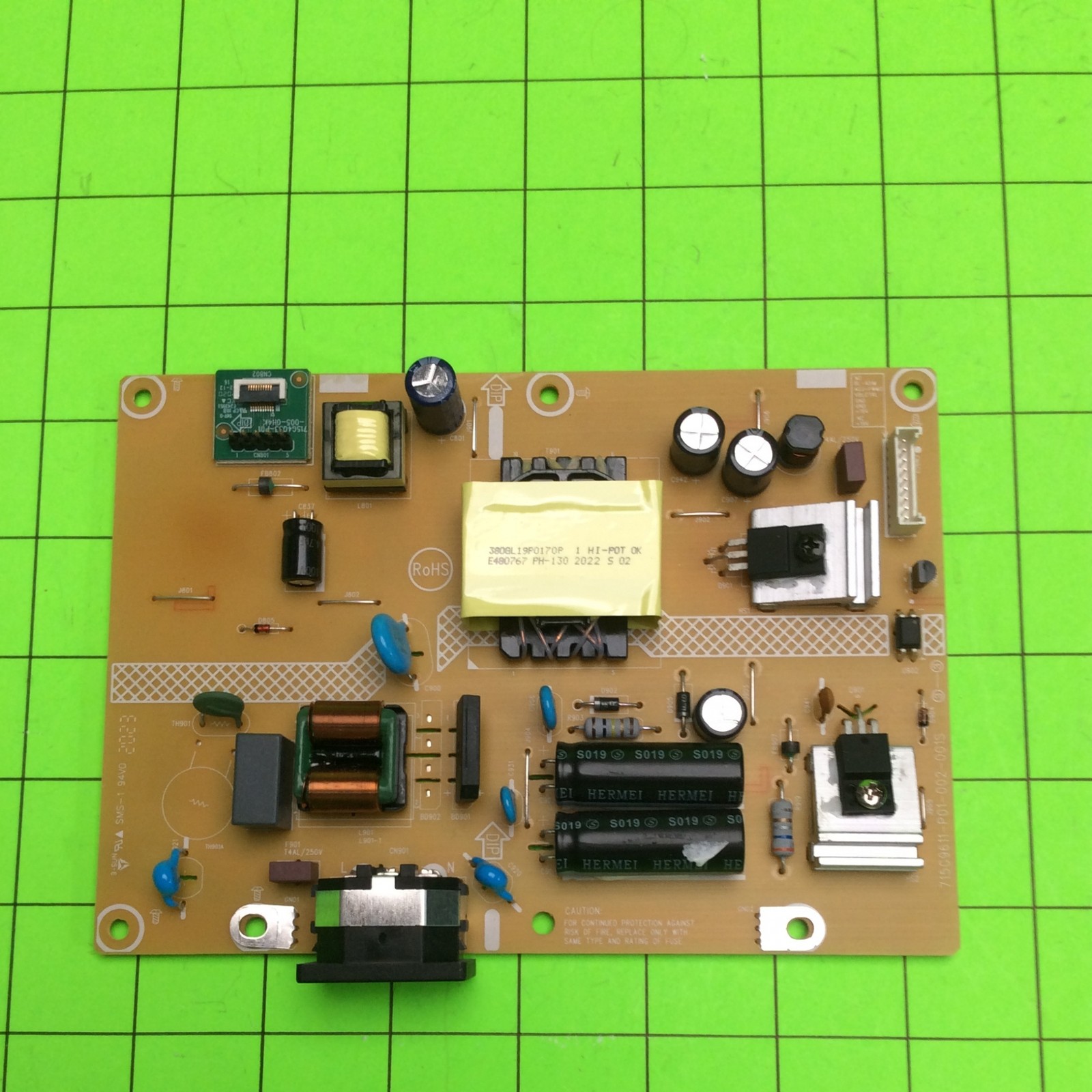 AOC CQ27G2 Monitor Main Power Board 715G9611-P01-002-001S