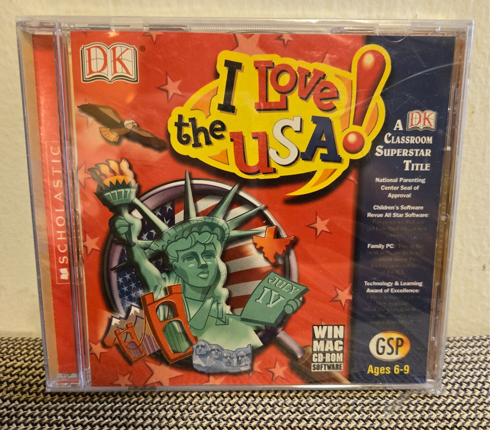 DK: I Love the USA Explore The States (CD-ROM Educational Software) NEW, Sealed