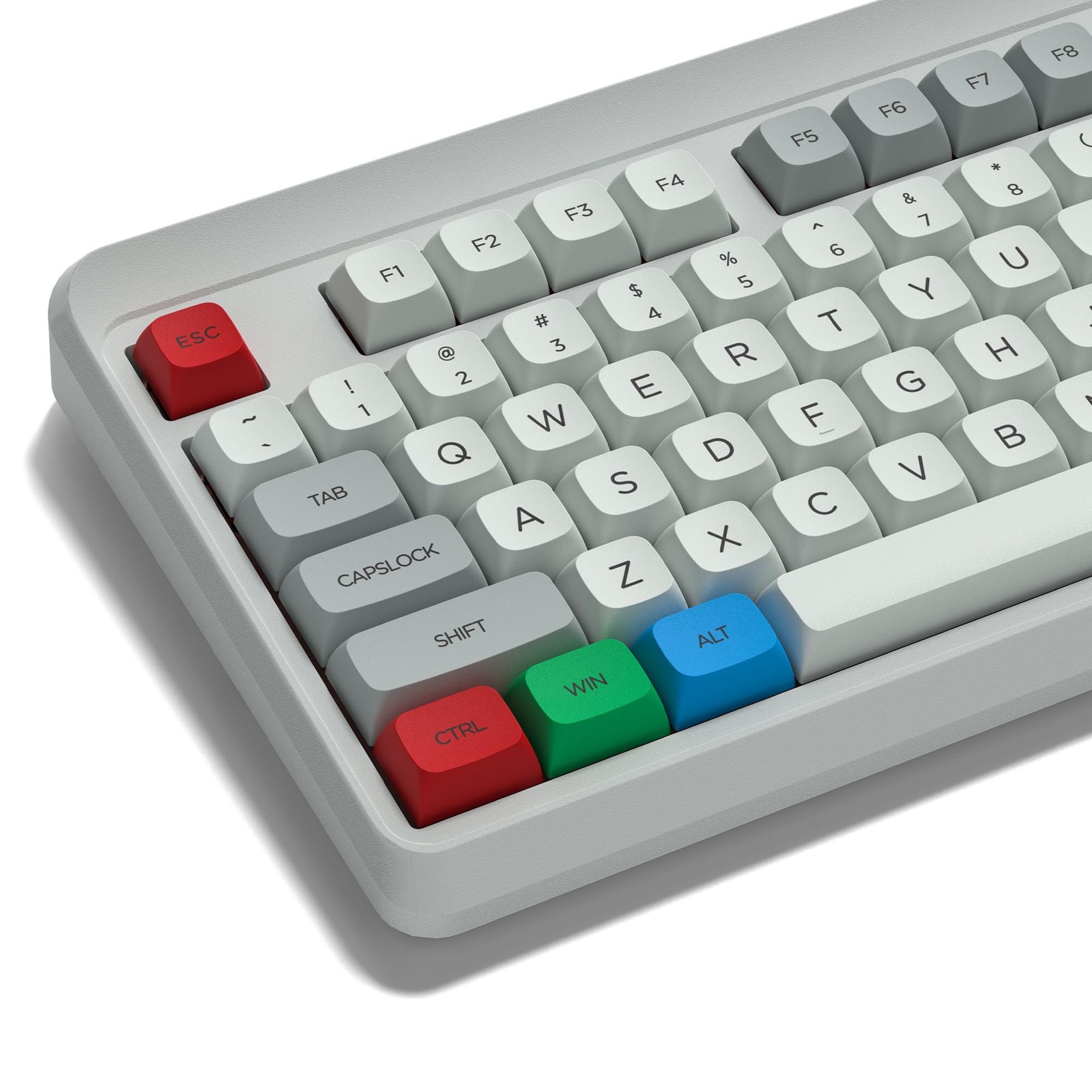 dagaladoo Retro keycaps Japanese Style Double Shot PBT Keycaps Set dye Sublim...