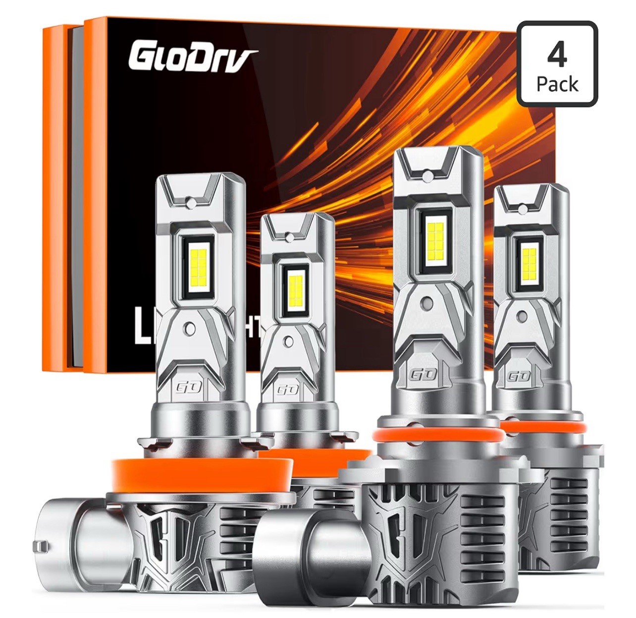 [2025 Upgrade] H 11 90 05 Light Bulbs Combo, [Latest & Brightest] 48000LM 600% U