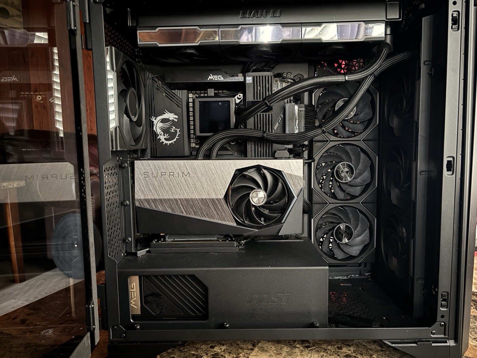 I9 14900ks, 4090 Msi Suprim LC High End Gaming pC With 96gb Ram