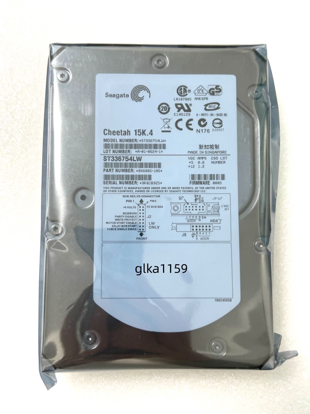 FOR Seagate ST336754LW 36.4GB, 15000RPM, 3.5" Internal Hard Drive