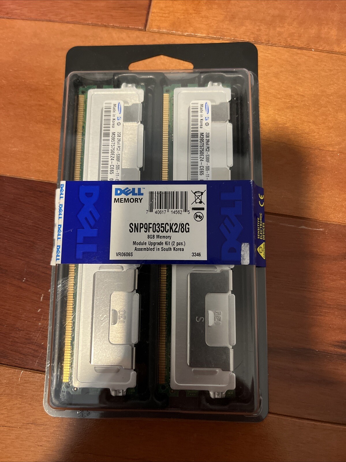 LOT OF 2 4GB Snp9F035Ck2/8G FOR Dell Poweredge 2900 29501900 1950 1955 W3-2(34