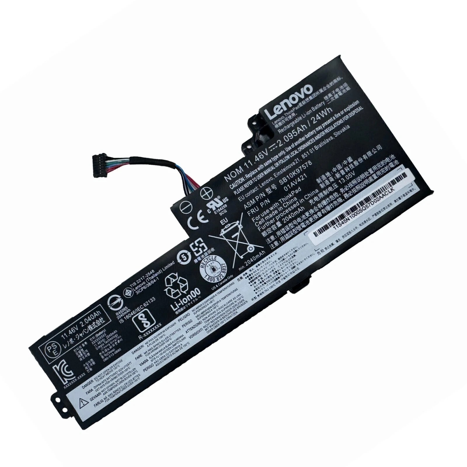Genuine 01AV421 01AV420 Battery For Lenovo ThinkPad T470 T480 A475 A485 TP25 NEW