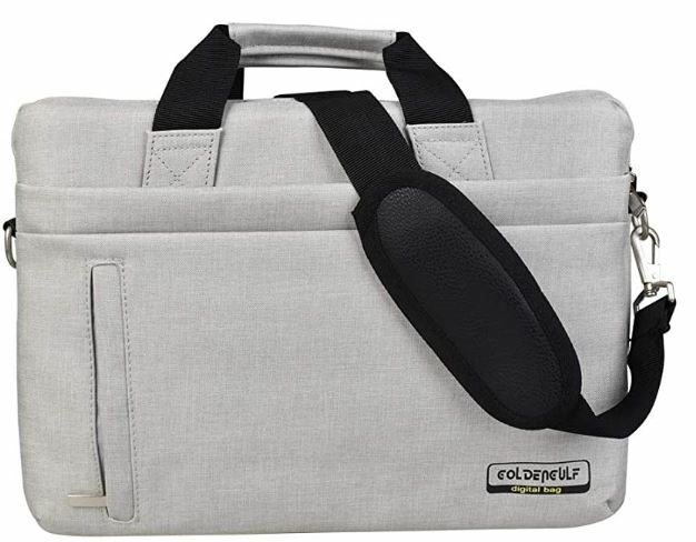 Laptop computer tablet shoulder bag carrying case business fits 12-13.3" laptop