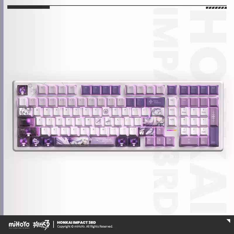 miHoYo Honkai Impact3 Kiana Herrscher of Finality Mechanical Keyboards QWERTY