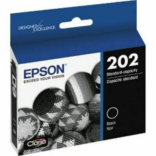 EPSON -  202 Claria Standard Black Ink Cartridge - Brand New Sealed