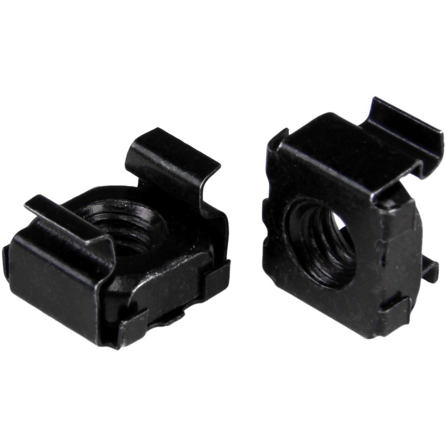 StarTech M6 Cage Nuts - 50 Pack, Black
