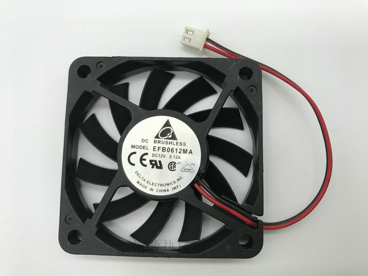 1pcs Delta  EFB0612MA DC12V 0.12A 6CM 6010 super durable double ball cooling fan