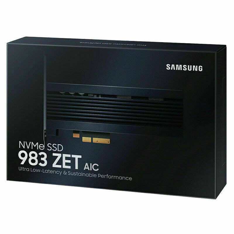 Samsung 983 ZET NVMe AIC 480GB SSD MZ-PZA480BW PCIe Gen 3.0 x4, NVMe 1.2 HHHL